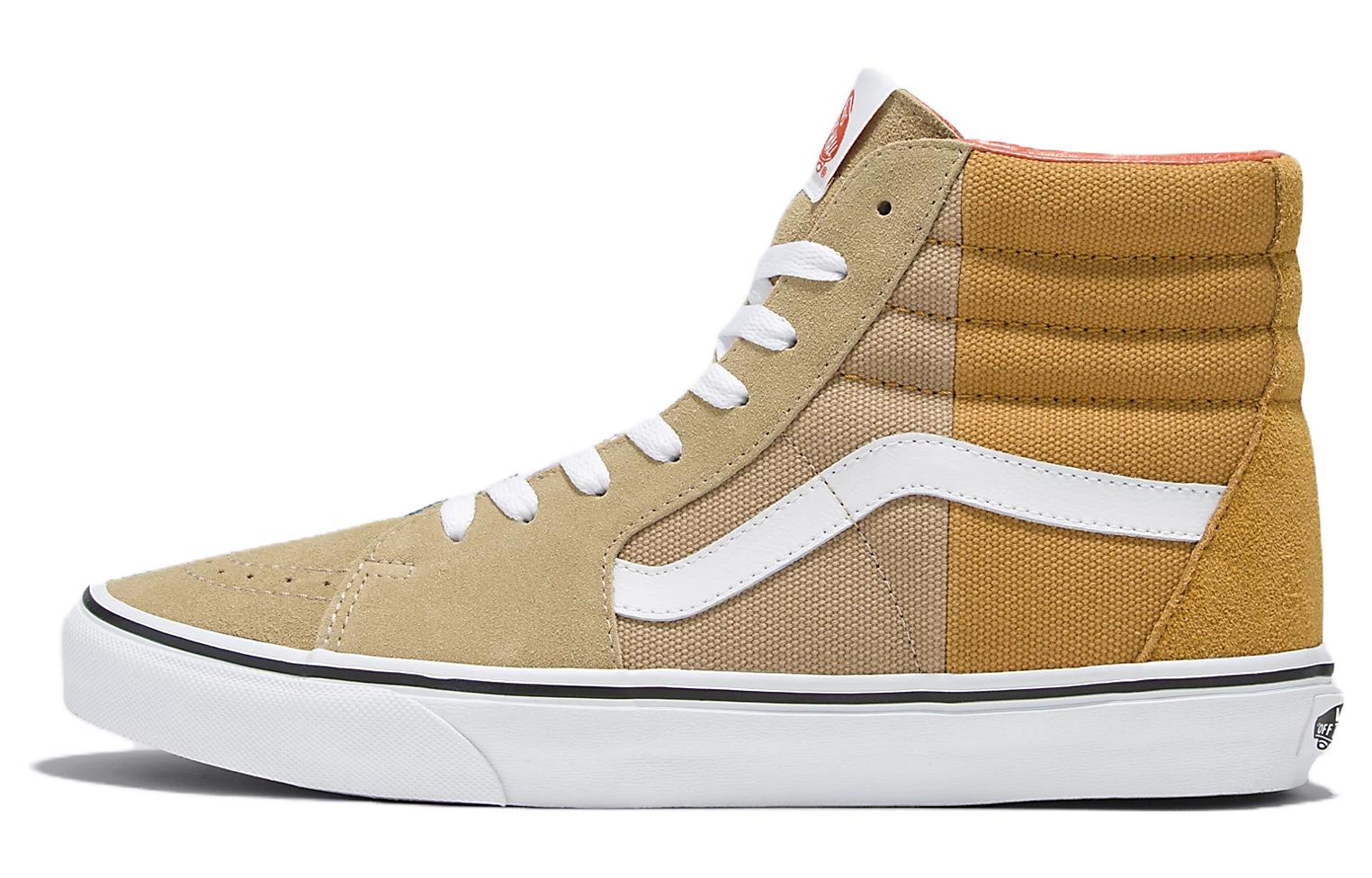 Vans Sk8 Hi Split Duck Canvas Бежевый Золотой VN0009QN448 36.5