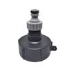 IBC S60x6 Quick Connector (60 Mm) — 3/4" Plastic Outlet and 1/2" Brass Outlet for 1000 L Tank