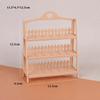 High Quality Mini 1:12 Dollhouse Furniture Multistyles Plastic DIY Miniature Shelf Bogu Empty Shelf