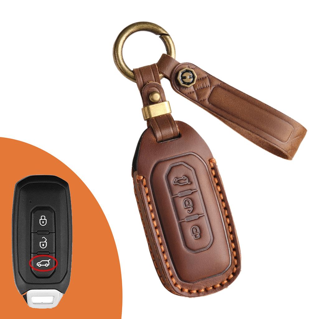 Applicable to 2020 Jiangling Yuhu key set Ford Yuhu all-inclusive protection for men and women, high-end car cowhide shell