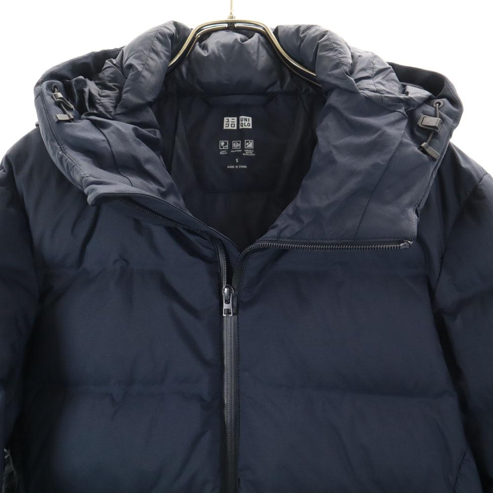 UNIQLO seamless Down jacket S Navy Hoodie Men's Used