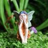 6pcs/lot Tinker Bell PVC Figure Dolls Garden Fairies Figurines  Mini Fairy Statue Figure Fairy Garden Ornaments Decorations