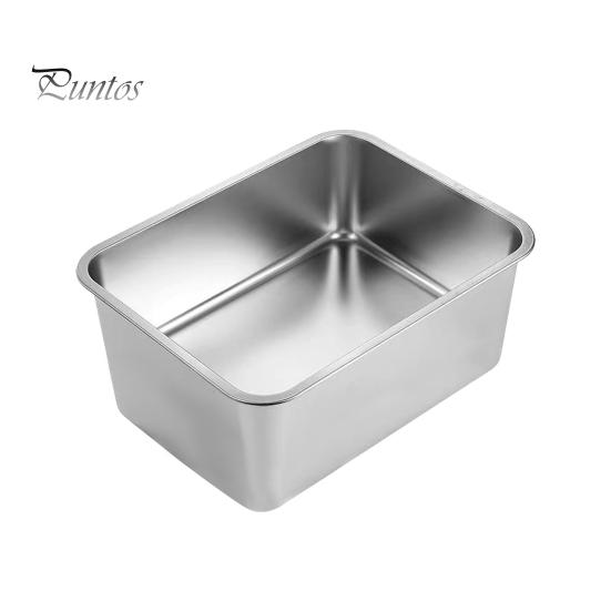 

Туалет для кошек, легко моющийся, туалет для домашних животных из нержавеющей стали, большой, с низким входом, для кошек, кроликов, хорьков M 1