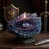 Dragon Eye Shaped Silicone Candle Mould Detachable Reusable Craft Tool For Artistics Creation