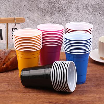 10Pcs/set 16oz Plastic Drinking Cups Colorful Disposable Party Decor Cups For Graduation Ceremonies Beverages Drinks
