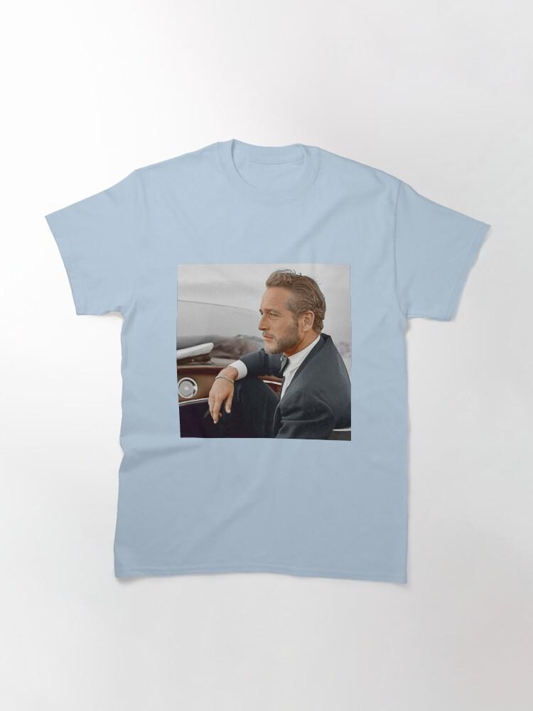 Dean Martin Hand colored picture of Paul Newman. Classic T-Shirt