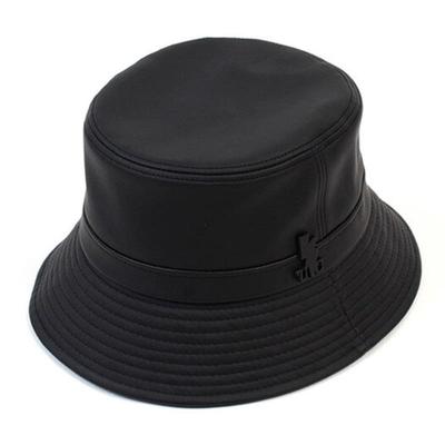 Universal Chemistry Side Thunder Black Leather Bucket Hat