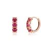 Roseedor Dolce Fantasia Ruby One-Touch Earrings_222200011