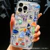 Marine Animal Airbag Anti-drop Apple 14 Mobile Phone Case Iphone15promax Transparent 11/12/13 Soft 1617