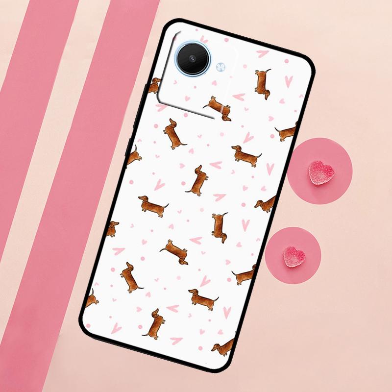 Süßer Dackel Hund Heiß Für Realme 15 Pro 10 11 12 13 14 Pro Plus GT7 C67 C65 C63 C61 C55 C53 C51 C35 C71 C75 Hülle