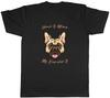 Dog Lover Mens T-Shirt Home Is Where My Frenchie Is Tee Gift