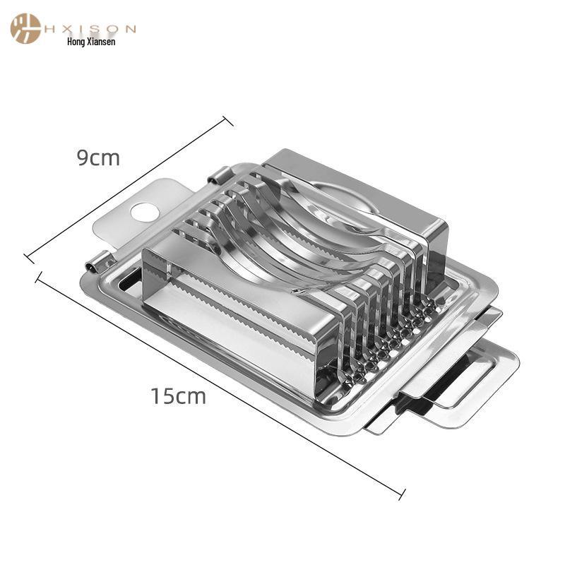 430 Stainless Steel Egg Slicer: Multifunctional Kitchen Gadget for Eggs and Century Eggs