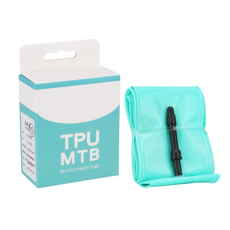 Light Weight Bike Replacement TPU Inner Tube Tear Resistant Bike Interior Tire Tube for Mountain Bikes and Road Bikes