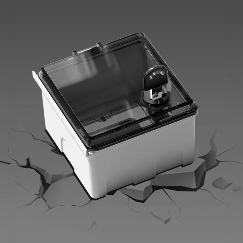Outdoor Socket Box Anti-Theft Waterproof Cover 86Type Lockable Socket Waterproof Dustproof Box Charging Socket Lock Box