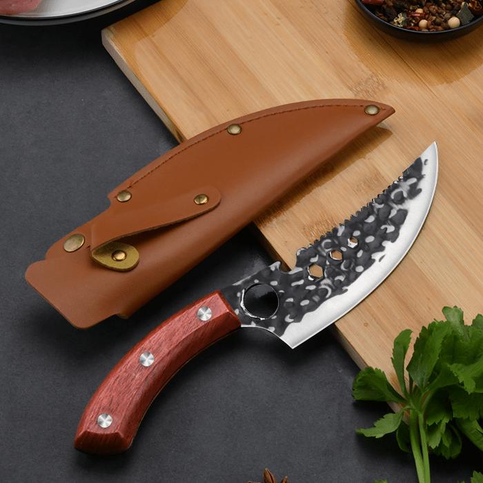 Stainless Steel Boning Knife With Knife Sheath Professional Kitchen Chef Knife Handmade Forged Knife Barbecue Knife