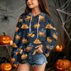 Kids Halloween Print Hoodie Pullover Sweatshirt for Boys Girls Casual Wear