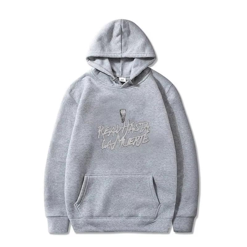 Fall and Winter Men and Women with the Same Hooded Sweater EW PEOPLE Printing Casual Fashion Trend Daily Wear Fleece Warm Tops