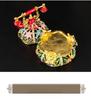 Vintage telephone crafts enamel color inlaid diamond hollow jewelry box flip cover home dressing table small ornament storage