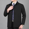 Jacket Men's Middle-aged Lapel Men's Executive Jacket Autumn Middle-aged Dad's Business Fashion Jacket