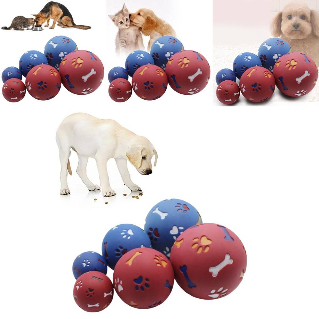 Robuster Kau-Ball für Haustiere, erhältlich in großen, mittleren und kleinen Größen, aus Gummimaterial