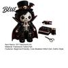 Halloween Sewing Project Skeleton Witch Patchwork Kit Gothic Girl Doll DIY Step-by-step Tutorial Kit for Adults Teens Handmade Gift Beginners