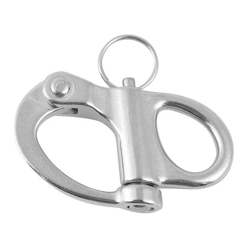 Stainless Steel EDC Carabiner Quick Release Clip Outdoor Keychain Portable Tool Belt Buckle Hanging Equipment