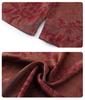 Stylish Summer Jacquard Shirt for Middle-Aged & Elderly Women - Plus Size, Nine-Sleeve, Stand-Up Collar, New Chinese Style