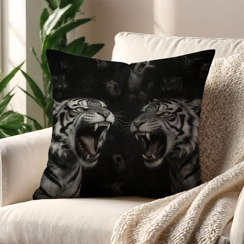 Capa de Almofada Ovelha Boêmia Thriller Decoração Quarto Loja Carro Melhor Escritório em Casa Almofada de Café Sofá Impressão Simplicidade Nórdica