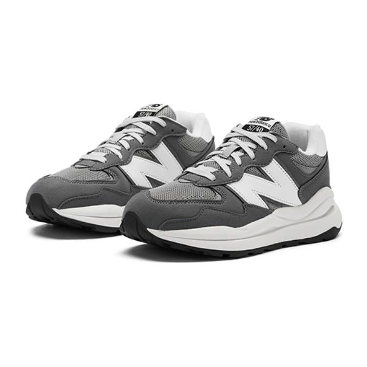New Balance Nb 5740 Series Sports Comfortable Durable Casual Shoes Kids Casual Shoes Gray GC5740VB
