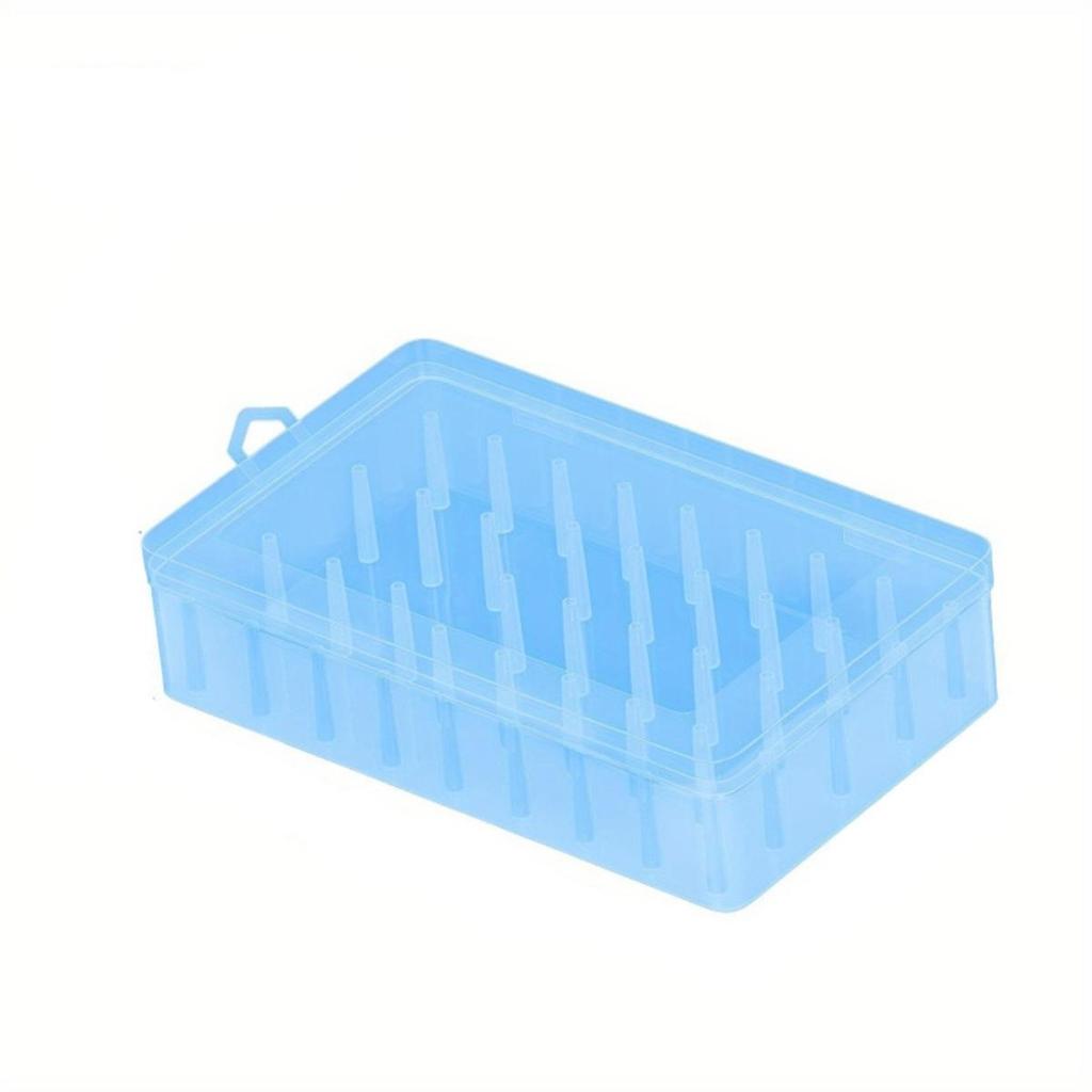 Sewing Thread Box 42 Pieces Spools Bobbin Carrying Case Container Holder Craft Spool Organizing Case Sewing Storage Convenient Lagre Capacity