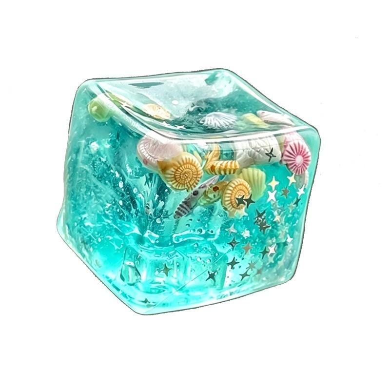 Toys Swimming Pool Ocean Maltose Stress Relief Slow Rebound Stress Reliever Antistress Seashells Starfish for Anxiety Relief