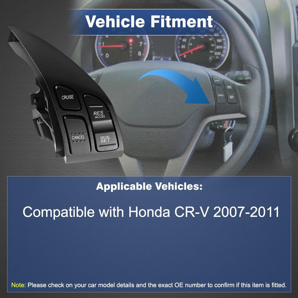 For Honda CR-V 2007 2008 2009 2010 2011 Car Cruise Control Steering Wheel Audio Button Switch 36770-SWA-A01 35880-SWA-A01