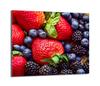 Glas-Kochfeld-Schutzplatte 60x52 Erdbeeren