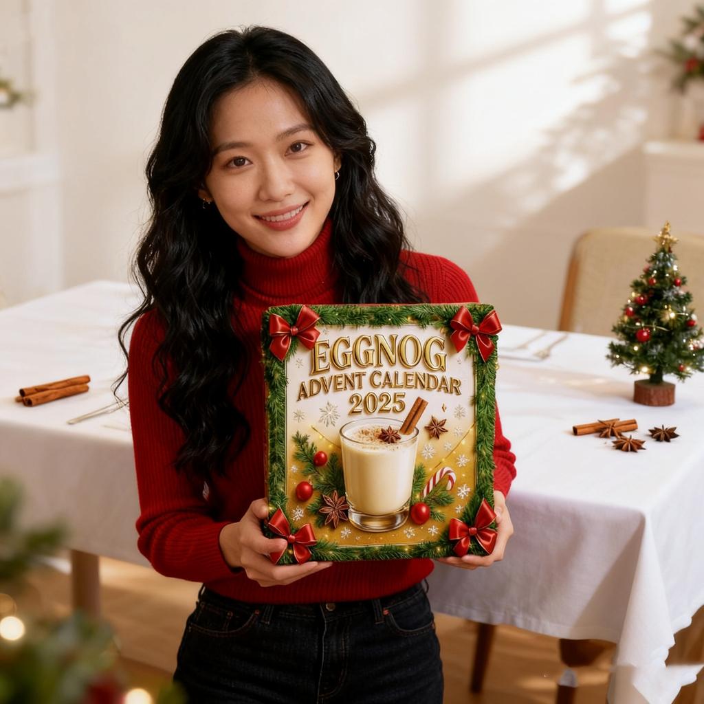 2D Plane+airplane Box +24PC Hot Egg Wine Countdown Box Christmas Advent Calendar