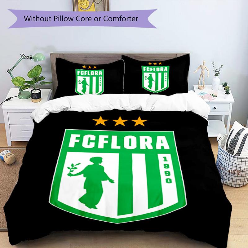 Flora Tallinn Pattern Bedding,Quilt Set Quilt Cover Pillowcase Home Birthday Gift (1*duvet cover+2*pillowcase,without core)