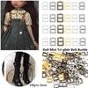 Mini Ultra-small Stuffed Toys Belt Buttons Doll Bags Accessories Tri-glide Buckle Diy Dolls Buckles