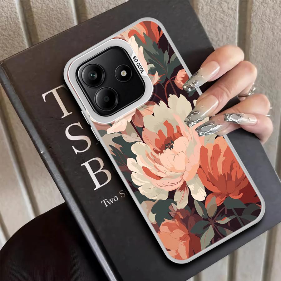 Back Phone Cover Case for Xiaomi Mi 12T Pro 13T 11 Lite Elegant Chrysanthemum