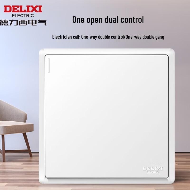DELIXI CD213 Series Wall Switch 220V белый