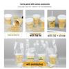 100-Pack Disposable Paper Soy Milk Cups with Lids