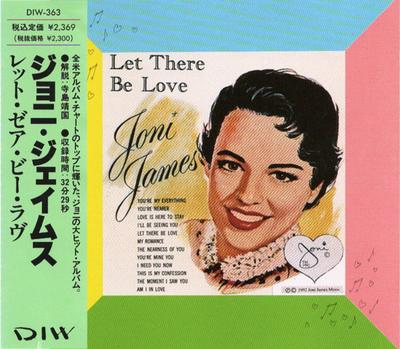 CD JONI JAMES  Let There Be Love DIW363 DIW 1992 Japan Pop Used