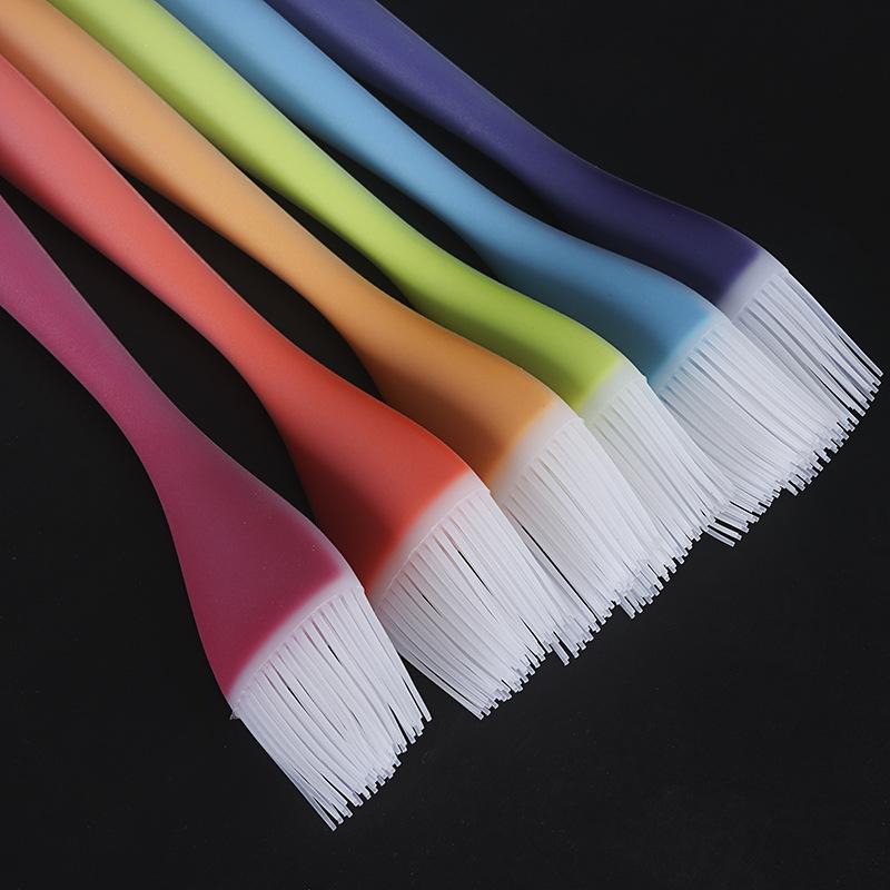 6pcs/set Silicone Oil Bottle Baking Brush Liquid Oil Honey Brushes Barbecue Tool BBQ Basting Pancake Kitchen