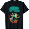 World Peace Tree Love People Peace Sign Earth Day Gift T-Shirt