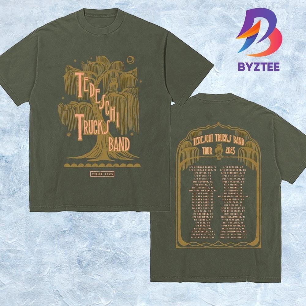 Tedeschi Trucks Band Willow Tree Tour 2025 Dates List Unisex T-Shirt Unisex T-Shirt XXXXL