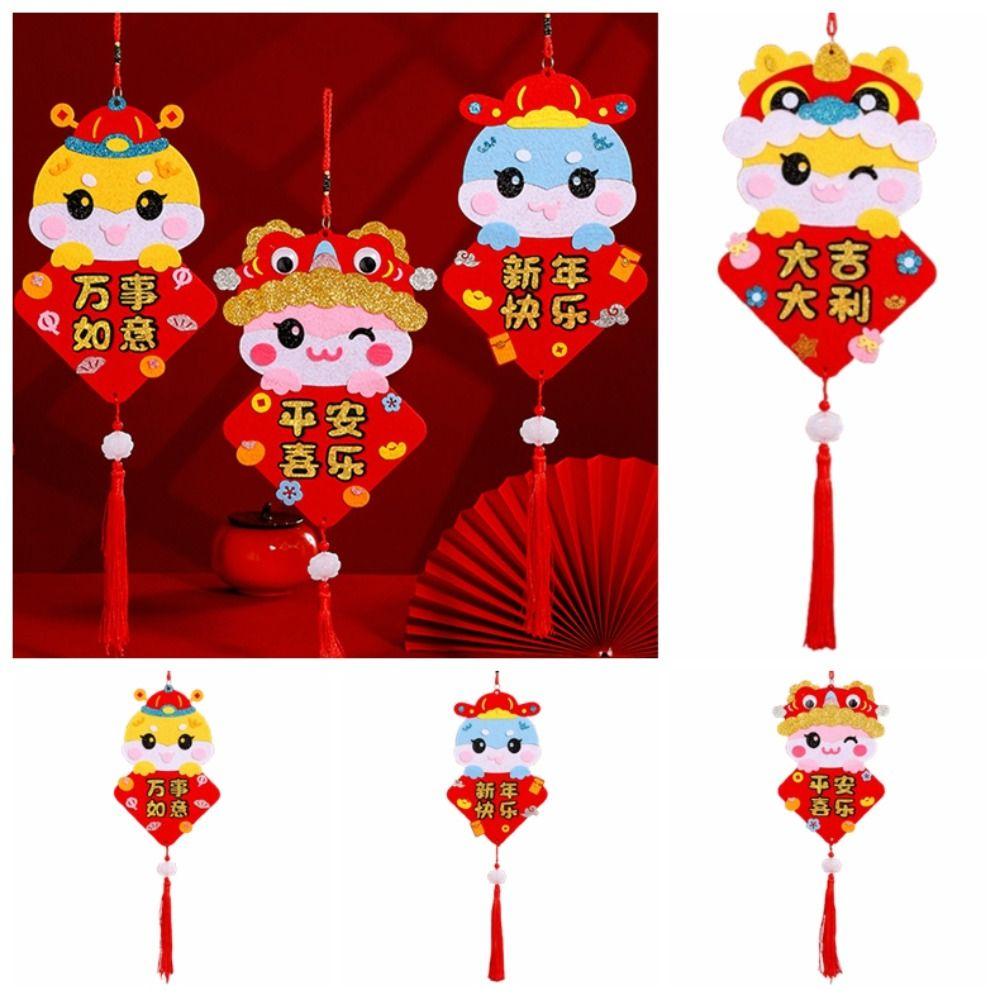 

Традиционный кулон на год змеи 2025 года, новогодние развивающие игрушки, украшение для дома на новый год Style 4