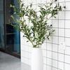 39 Inch Artificial Olive Branch Greenery Stems Fake Plants with 222 Leaves for Vase Faux Olive Branches Home Decor Indoor 2PCS
