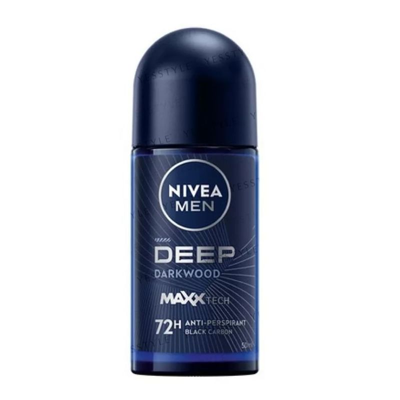 NIVEA - Men Deep Darkwood Anti-Perspirant Black Carbon Roll On