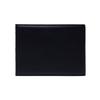 Emporio Armani Solid Color Double Fold Design Short Leather Wallet Men wallet Black Y4R166-Y068E-80001