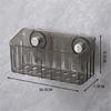 Practical Over Sink Organizers Rack With Strong Adhesive Cups for Storing Kitchen Sponges Brushes
