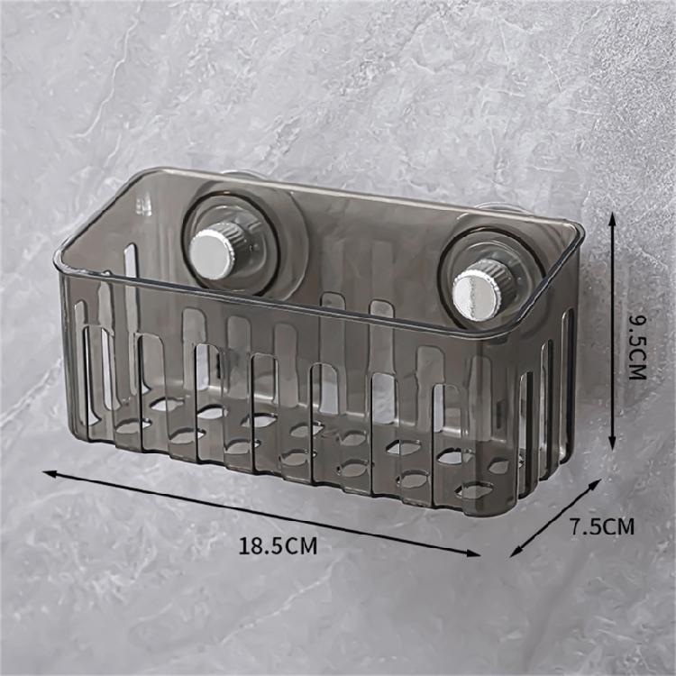 Practical Over Sink Organizers Rack With Strong Adhesive Cups for Storing Kitchen Sponges Brushes