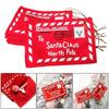 10 STÜCKE Papierumschläge Weihnachten Weihnachtsbaum Hängender Kartenhalter Weihnachtsmann Geschenktüte Dekoration Gepolstert für Briefe Koreanische Schreibwaren